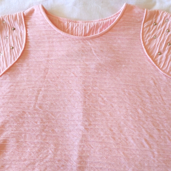 Woman's comfortable top and bottom set with crystals. - Picture 5 of 8